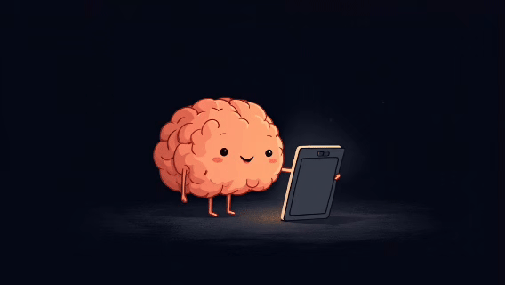 Dopamine connection animation showing how routine cues help stop screen time battles